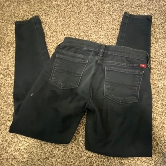 LUCKY BRAND * Charlie Super Skinny * DARK WASH Stretch JEANS * super soft 0 / 25 - Picture 5 of 9